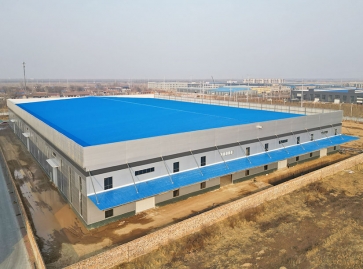 工程案例--氫能鋼結(jié)構(gòu)廠房外墻彩鋼聚氨酯板項目